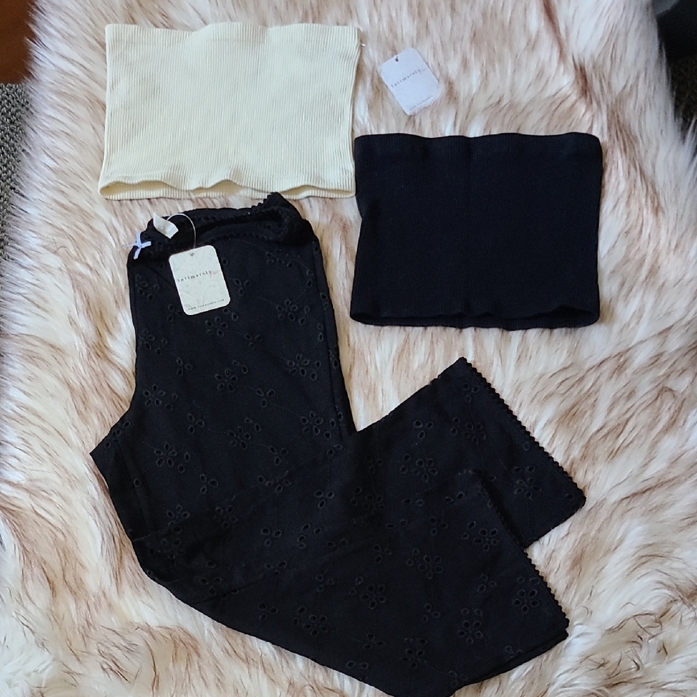 NWT Free People Intimately 3 Piece Bundle Size XS/S